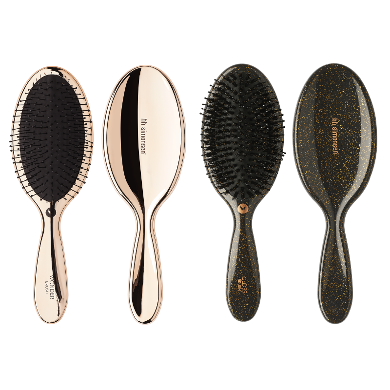 HH Simonsen Wonder & Gloss Brush – Glossy Gold – produktbillede af børstesættet