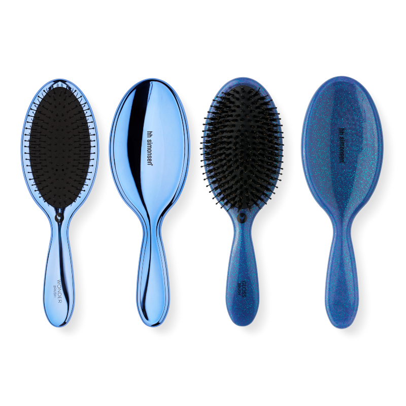 HH Simonsen Wonder & Gloss Brush – Pure Ice – produktbillede af børstesættet